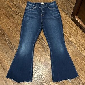 L'AGENCE Dark Blue Flare Jeans